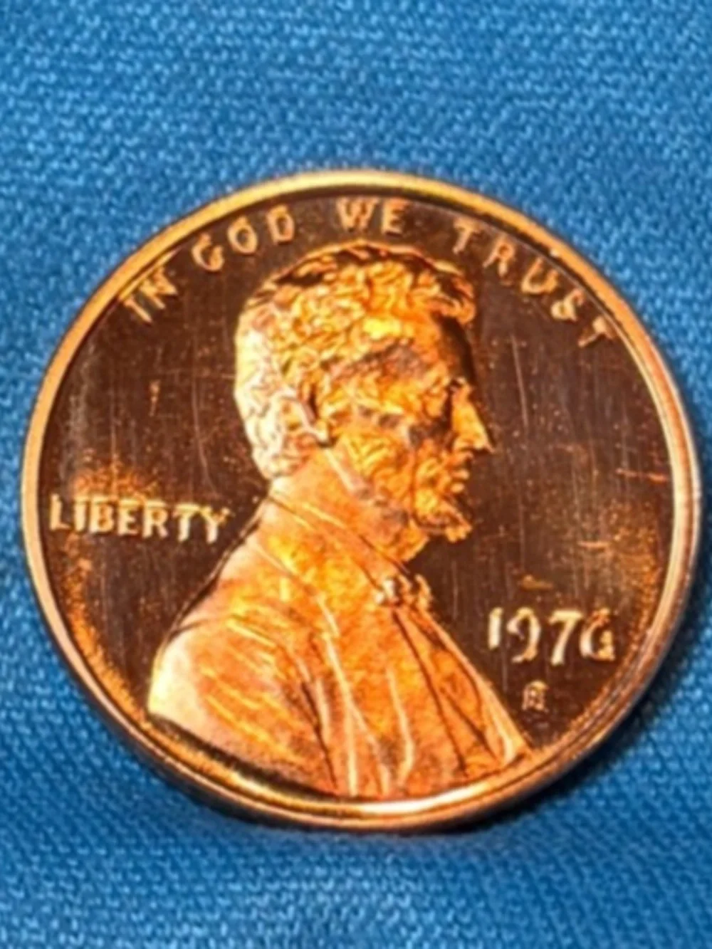 1976 S PROOF Lincoln Memorial Penny - #206462930144
